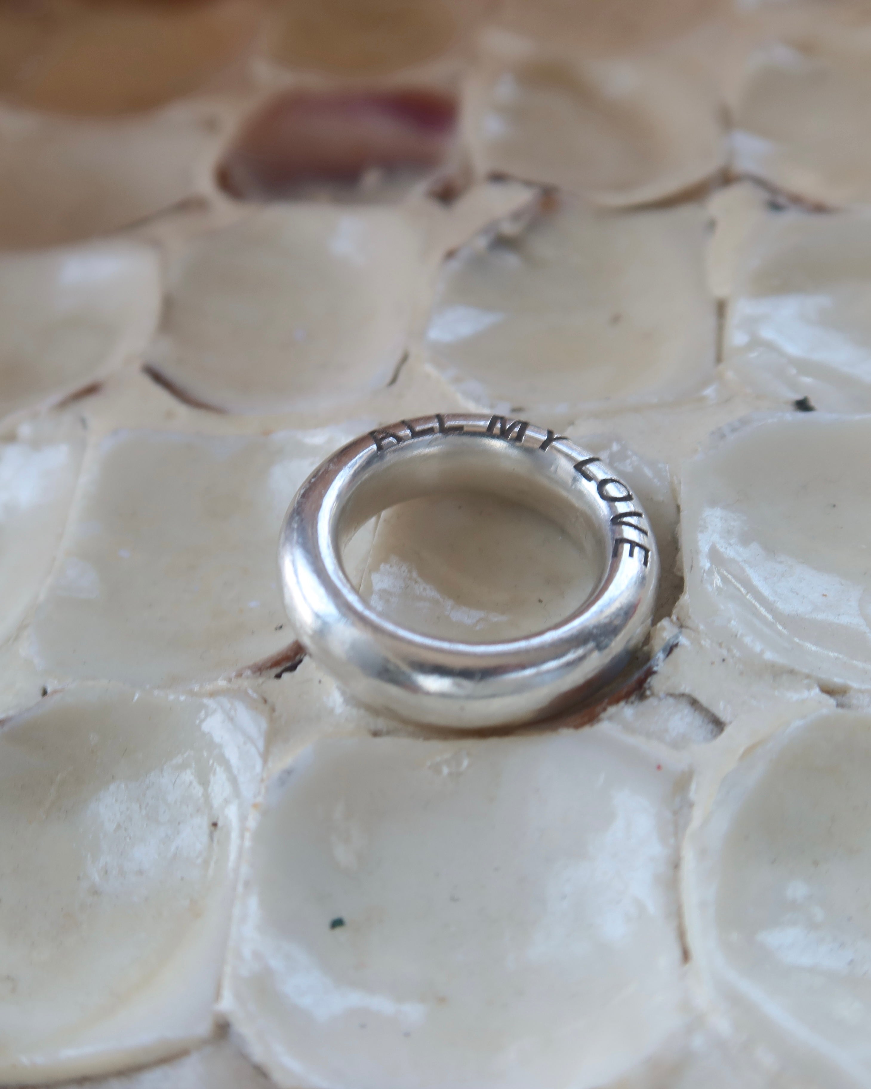 Love Letters Ring {Custom Engraved