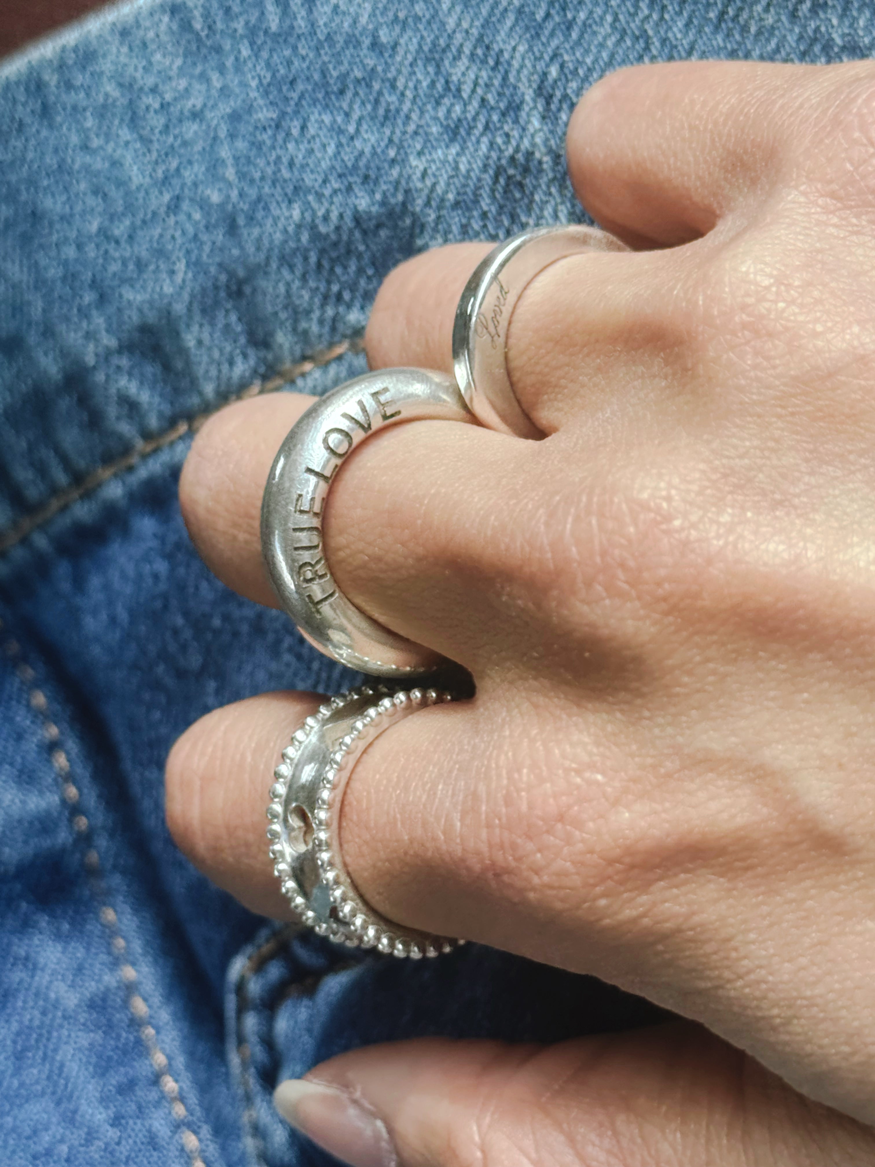 Love Letters Ring {Custom Engraved