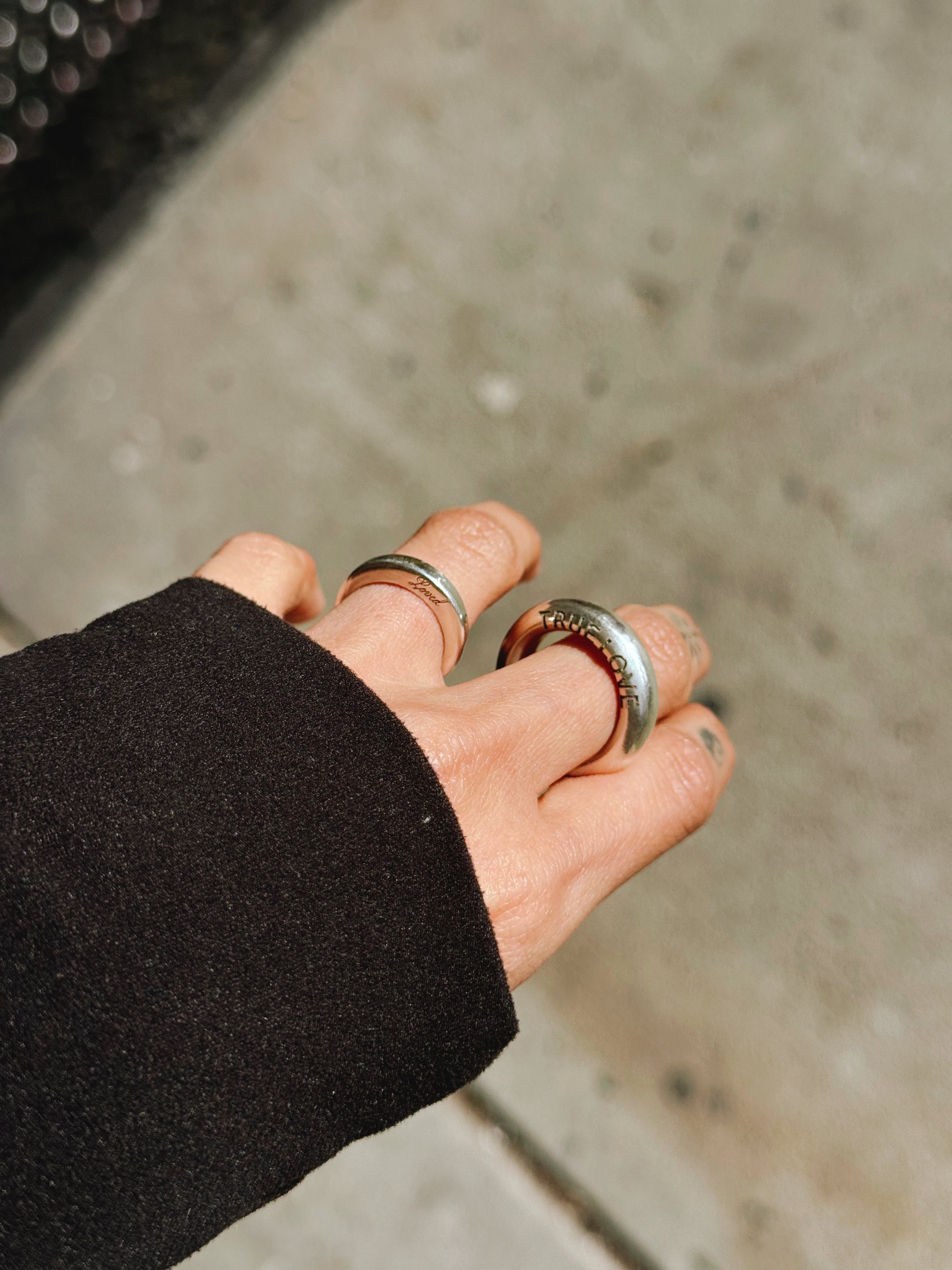 Love Letters Ring {Custom Engraved
