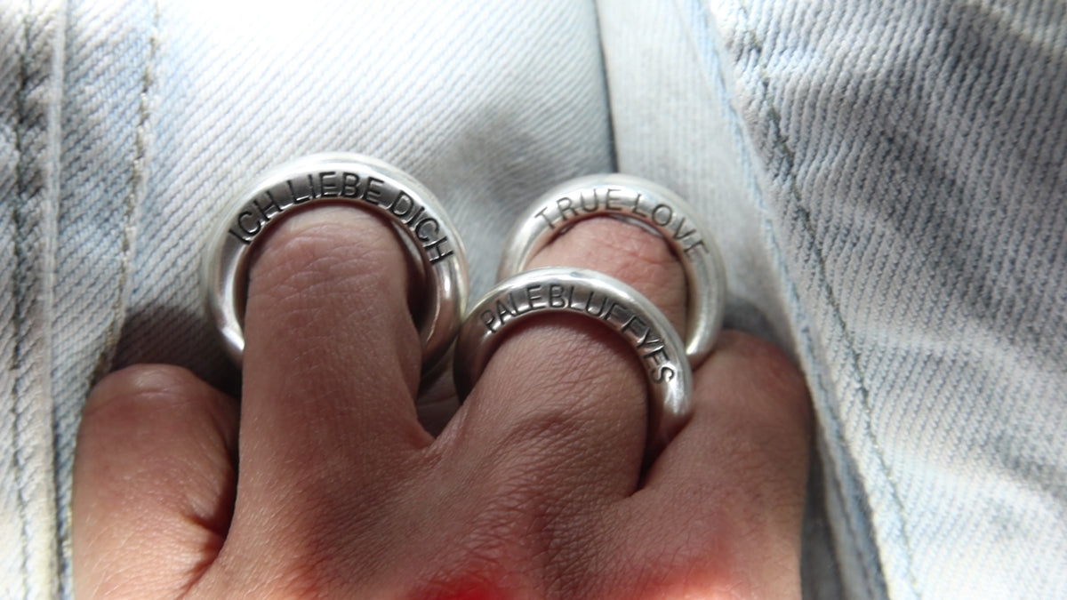 Love Letters Ring {Custom Engraved