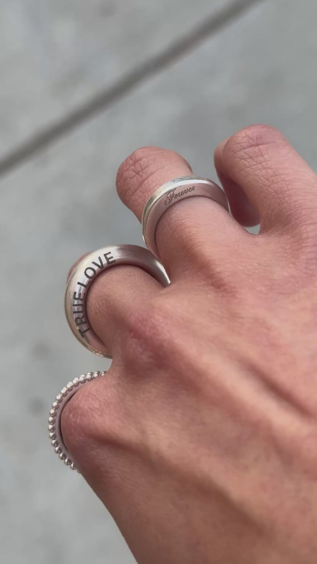 Love Letters Ring {Custom Engraved
